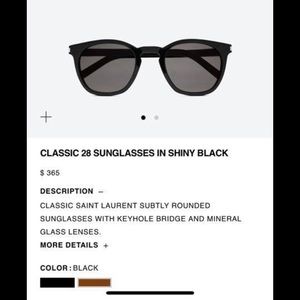 Yves Saint Laurent brand new sunglasses
